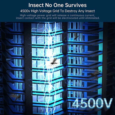 Bug Zapper Ultraviolet Light High-Voltage 550 Sq Ft Coverage