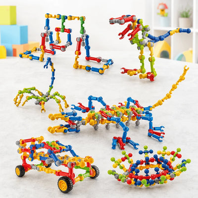Building Block Set Large Interlocking Pieces