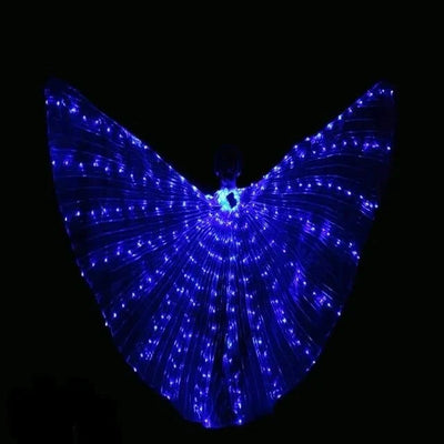 Butterfly Costume Wings Multicolor LED Adjustable Harness
