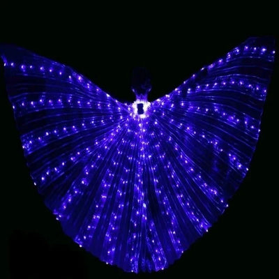 Butterfly Costume Wings Multicolor LED Adjustable Harness