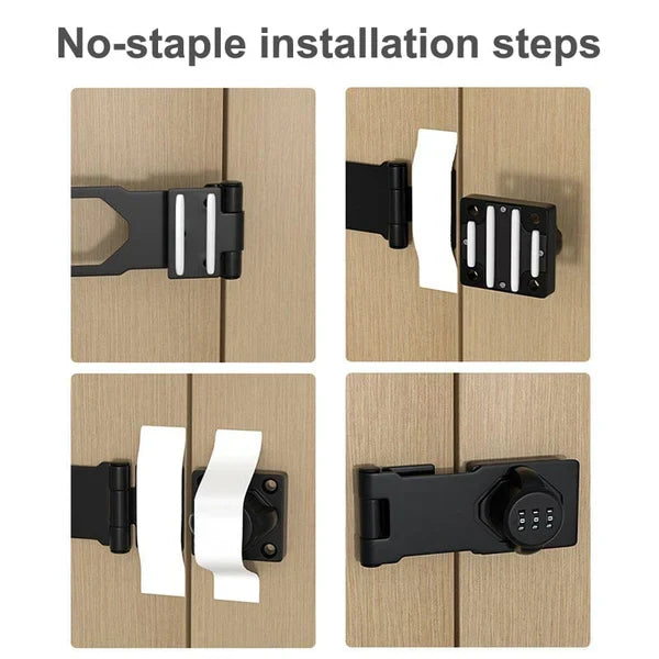 Cabinet Combination Lock Resettable 3-Digit Corrosion-Resistant Zinc Alloy