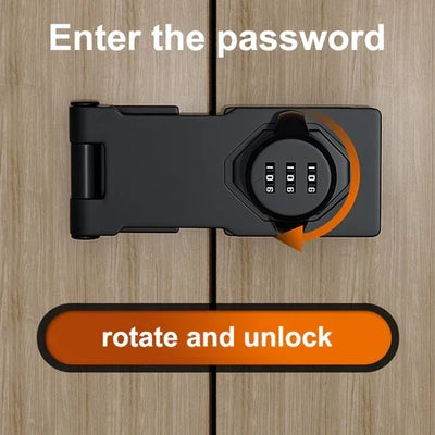 Cabinet Combination Lock Resettable 3-Digit Corrosion-Resistant Zinc Alloy