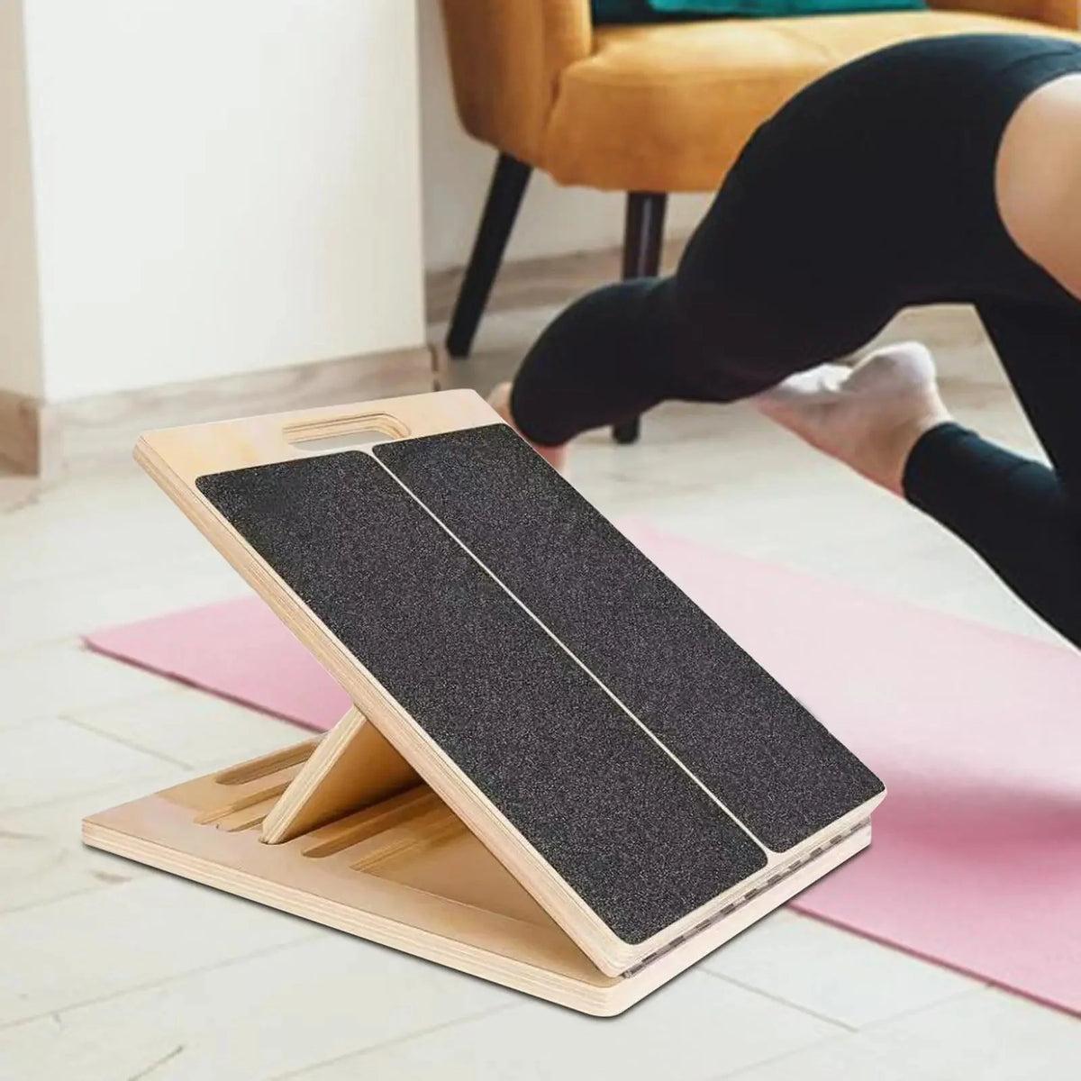 Calf Stretch Board Adjustable Angles Textured Non-Slip