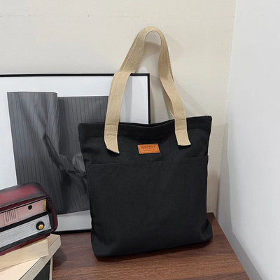 Canvas Tote Bag Cotton Canvas Reinforced Straps