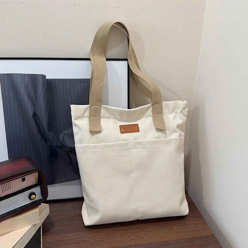 Canvas Tote Bag Cotton Canvas Reinforced Straps