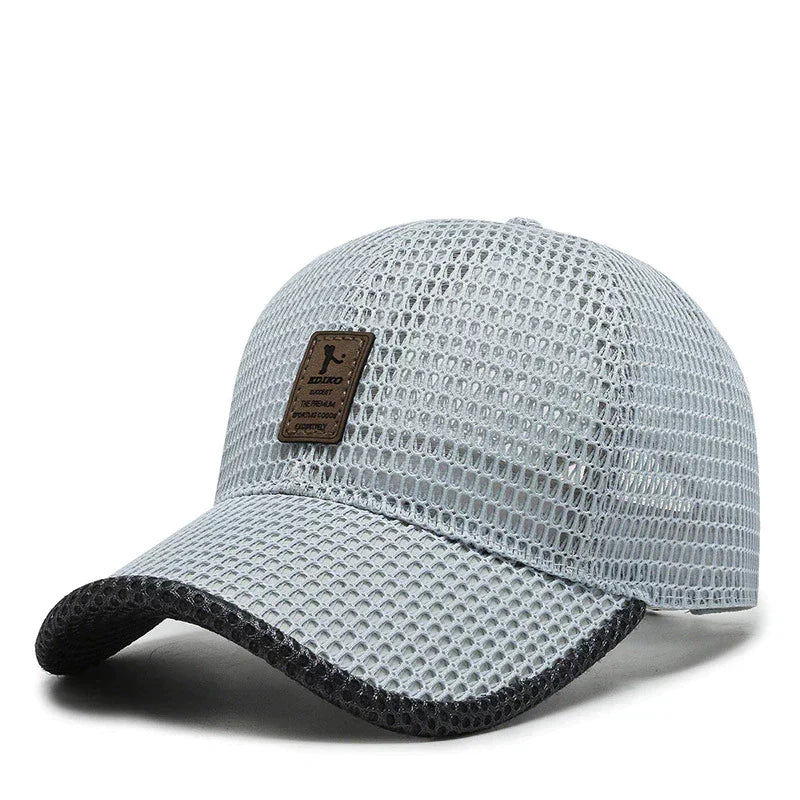 Cap Full Mesh Breathable Stepless Snapback Deep Visor