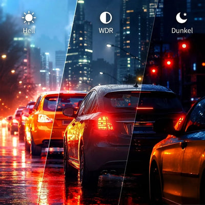 Car Dash Camera 4-Channel 1920P Night Vision