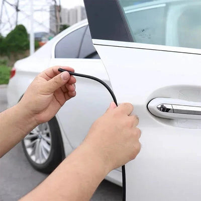 Car Door Edge Protector Trim-To-Fit Weather-Resistant Tool-Free Installation