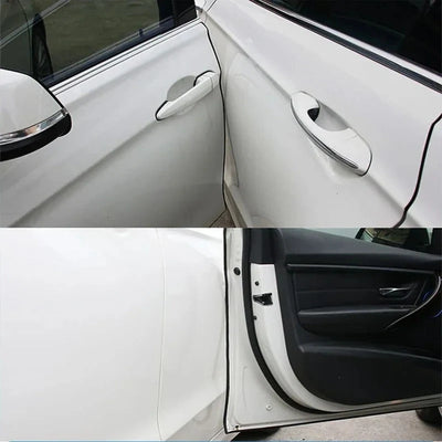 Car Door Edge Protector Trim-To-Fit Weather-Resistant Tool-Free Installation