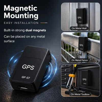 Car GPS Tracker Dual Magnetic Real Time No Subscription