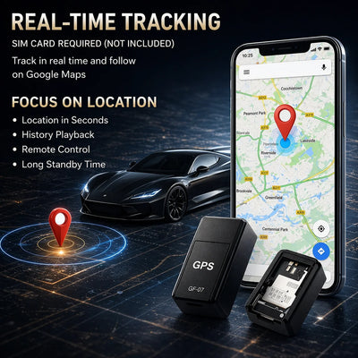 Car GPS Tracker Dual Magnetic Real Time No Subscription