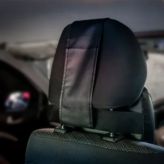 Car Headrest Cushion Memory Foam Breathable Washable Cover