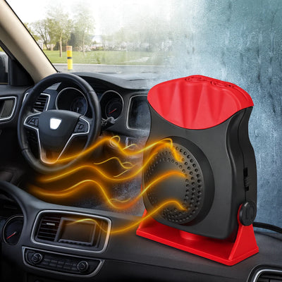 Car Heater 12V Heat & Fan Modes 180° Adjustable Airflow
