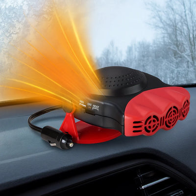 Car Heater 12V Heat & Fan Modes 180° Adjustable Airflow