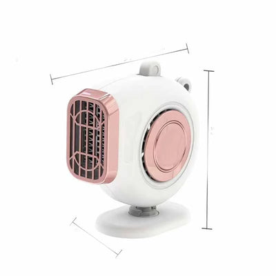 Car Heater Fan Dual Heat & Cool Rotating Mount