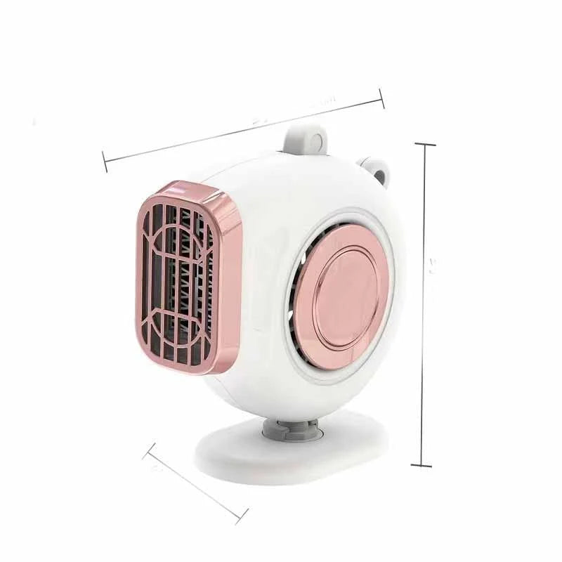 Car Heater Fan Dual Heat & Cool Rotating Mount