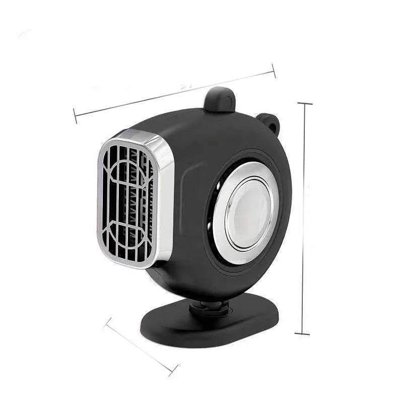 Car Heater Fan Dual Heat & Cool Rotating Mount