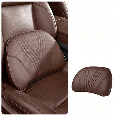 Car Neck Pillow Ergonomic Contour Adjustable Strap