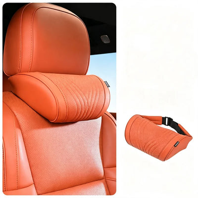 Car Neck Pillow Ergonomic Contour Adjustable Strap