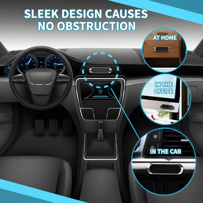 Car Phone Mount Strong Magnetic Hold & 360° Rotation
