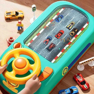 Car Racing Track Toy 200+ Levels Steering Wheel Control