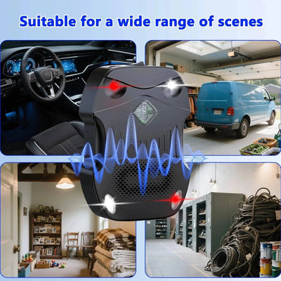 Car Rodent Repeller Vibration-Activated Ultrasonic USB & Car Power