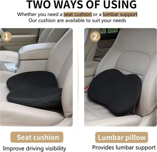 Car Seat Cushion 3.5 Inch Height Boost Removable Cover