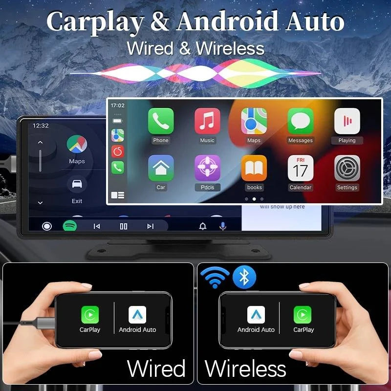 Car Stereo 10.26-Inch Touchscreen Wireless Pairing Backup Camera