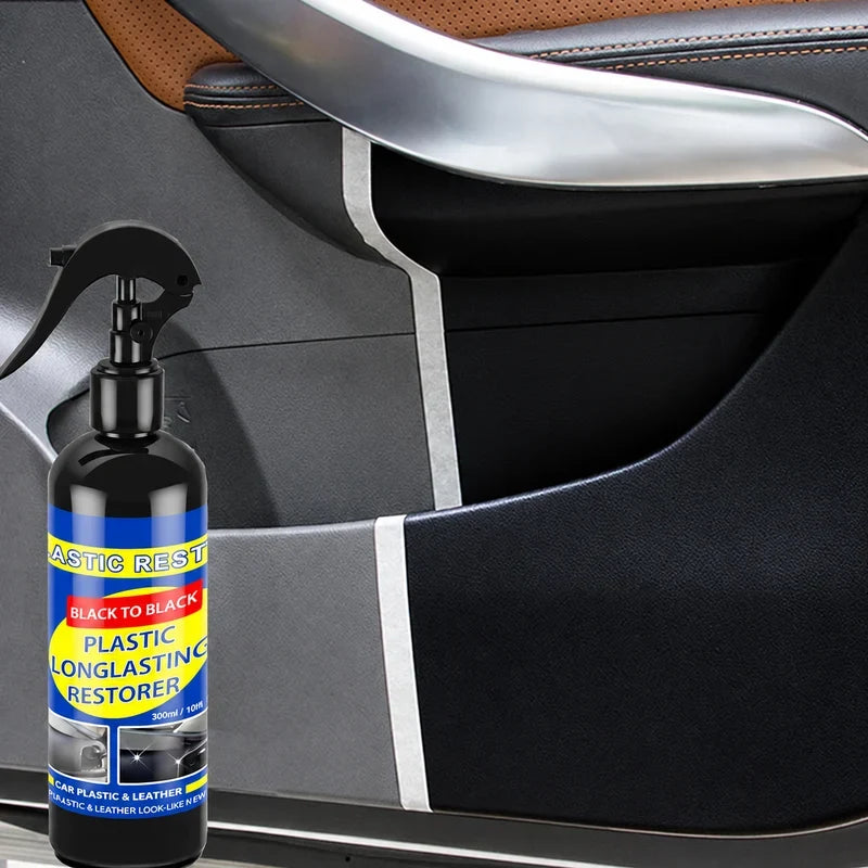 Car Surface Restorer Black Gloss Water-Resistant Finish