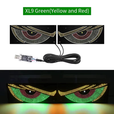 Car Windshield LED Display RGB App & Remote Control