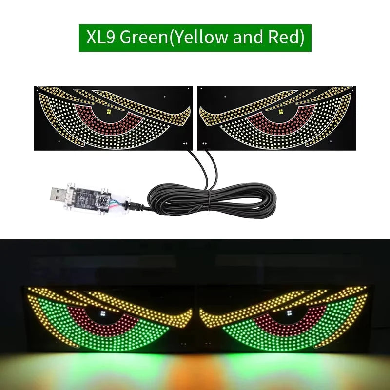 Car Windshield LED Display RGB App & Remote Control