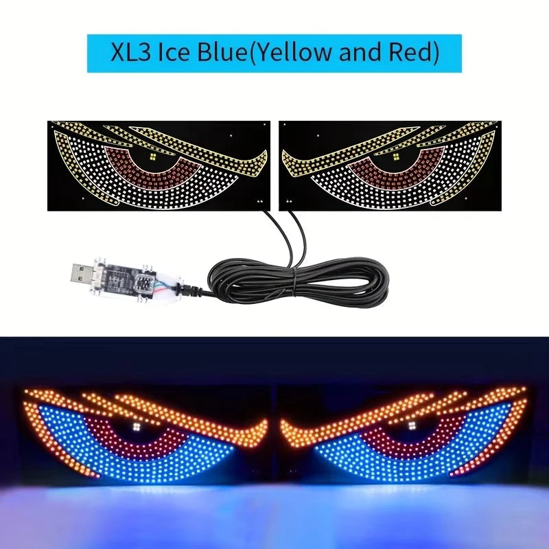 Car Windshield LED Display RGB App & Remote Control