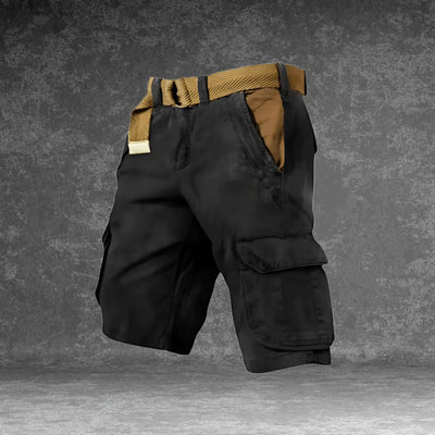 Cargo Shorts Lightweight Breathable Polyester Multiple Pockets