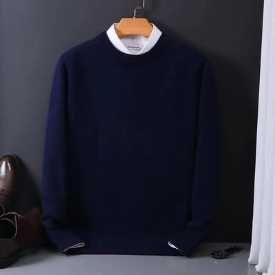 Cashmere Sweater Crew Neck Straight Cut Lightweight