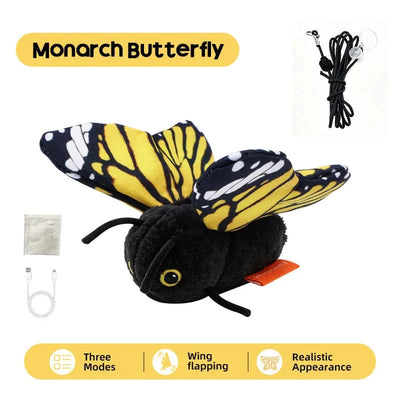 Cat Toy Motion-Activated Fluttering Butterfly for Indoor Play