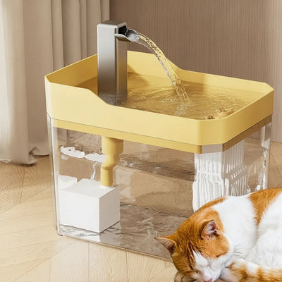 Cat Water Fountain Flowing Faucet 1.5L Capacity Quiet Pump