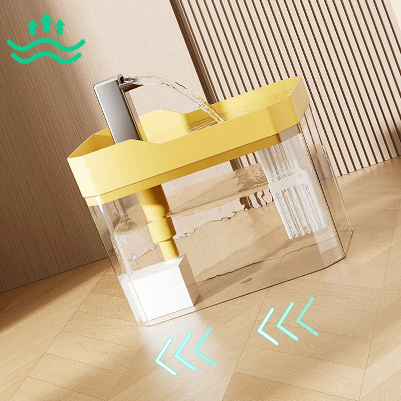 Cat Water Fountain Flowing Faucet 1.5L Capacity Quiet Pump