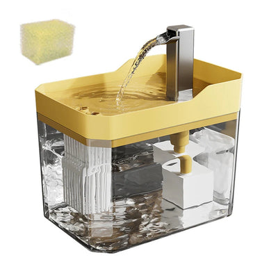 Cat Water Fountain Flowing Faucet 1.5L Capacity Quiet Pump