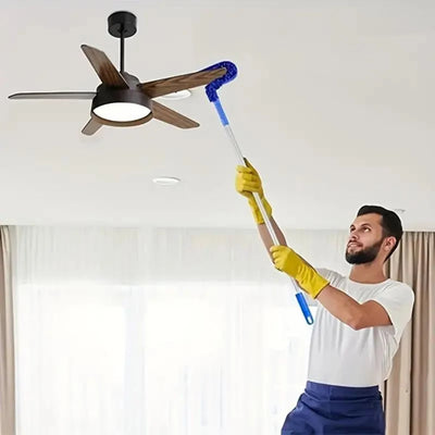 Ceiling Fan Duster Extendable Aluminum Pole Bendable Microfiber Head