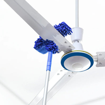 Ceiling Fan Duster Extendable Aluminum Pole Bendable Microfiber Head