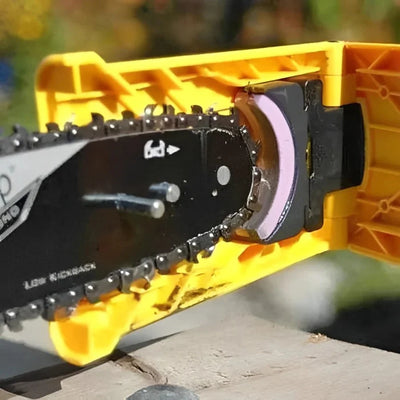 Chainsaw Chain Sharpener Clamp-On Adjustable Guide Bar Mount