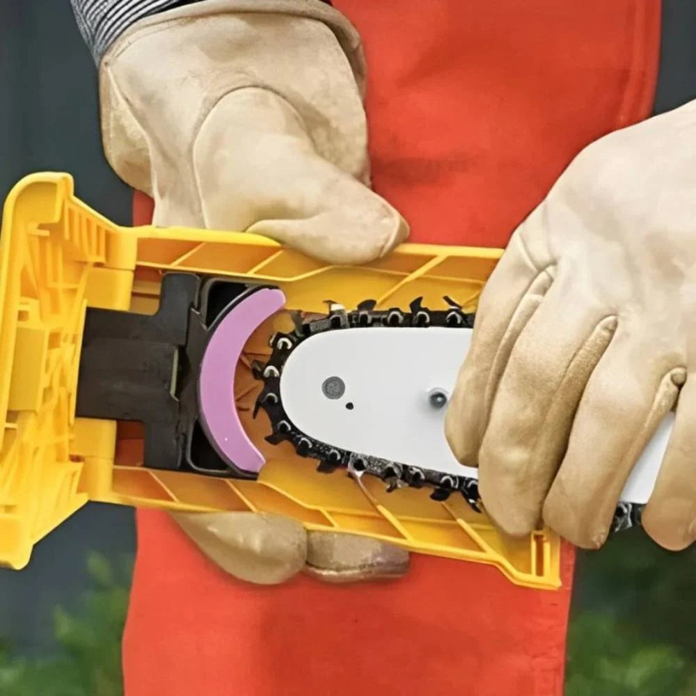 Chainsaw Chain Sharpener Stone Attachment Fits 14–20 Inch Bars