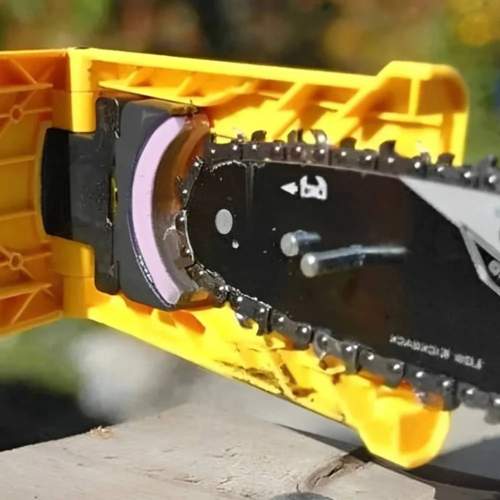 Chainsaw Chain Sharpener Stone Attachment Fits 14–20 Inch Bars