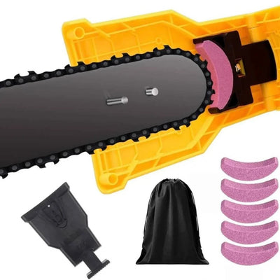 Chainsaw Chain Sharpener Stone Attachment Fits 14–20 Inch Bars