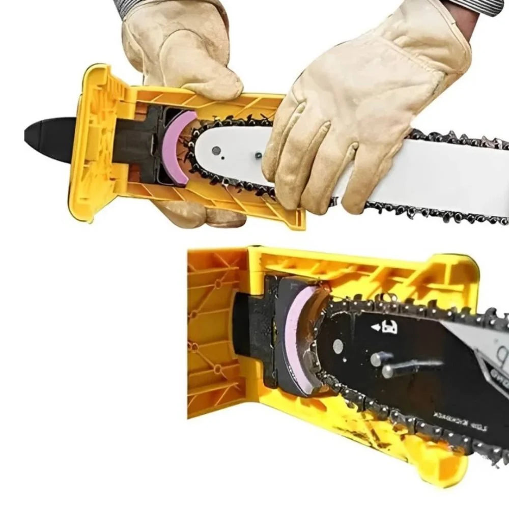 Chainsaw Chain Sharpener Stone Attachment Fits 14–20 Inch Bars