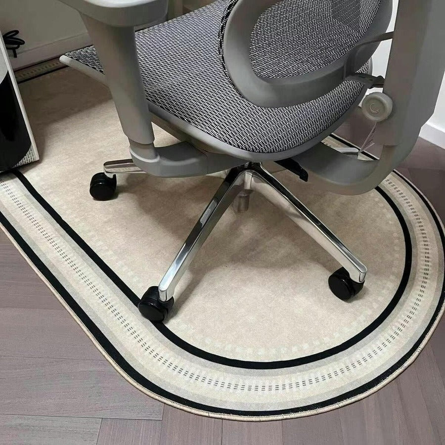 Chair Mat Short-Pile Velour Non-Slip Backing Floor Protector