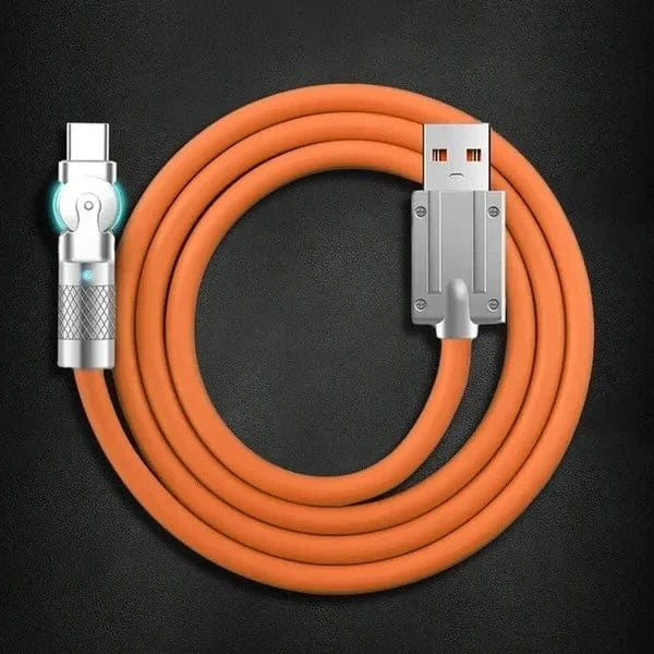 Charging Cable 180° Swivel Head Multi-Tip 6A Fast Charging