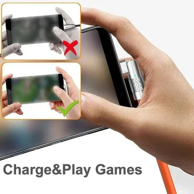 Charging Cable 180° Swivel Head Multi-Tip 6A Fast Charging