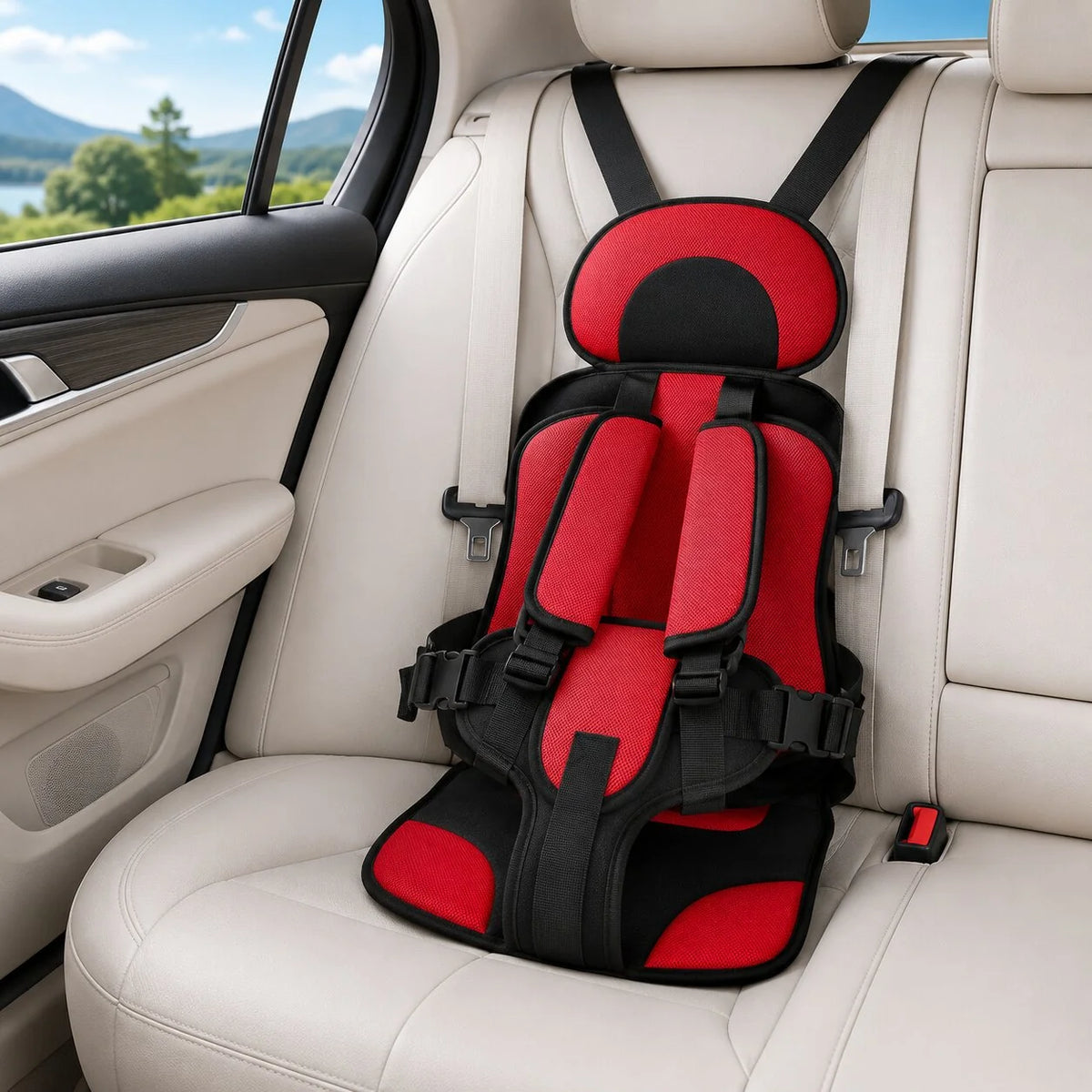 Child Car Seat 5-Point Harness Foldable & Portable