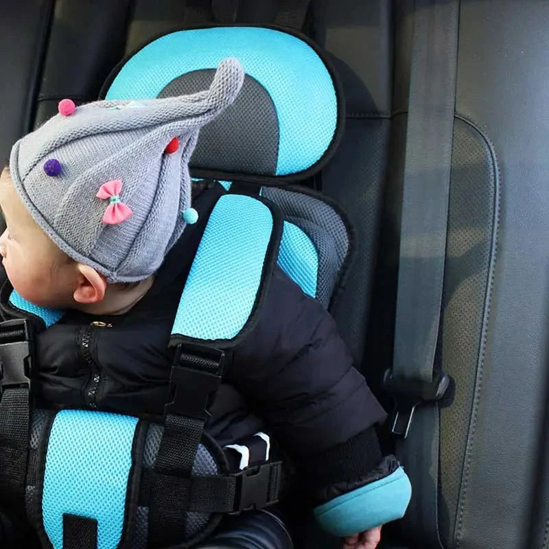 Child Car Seat Adjustable Harness Breathable Padding & Removable Cover